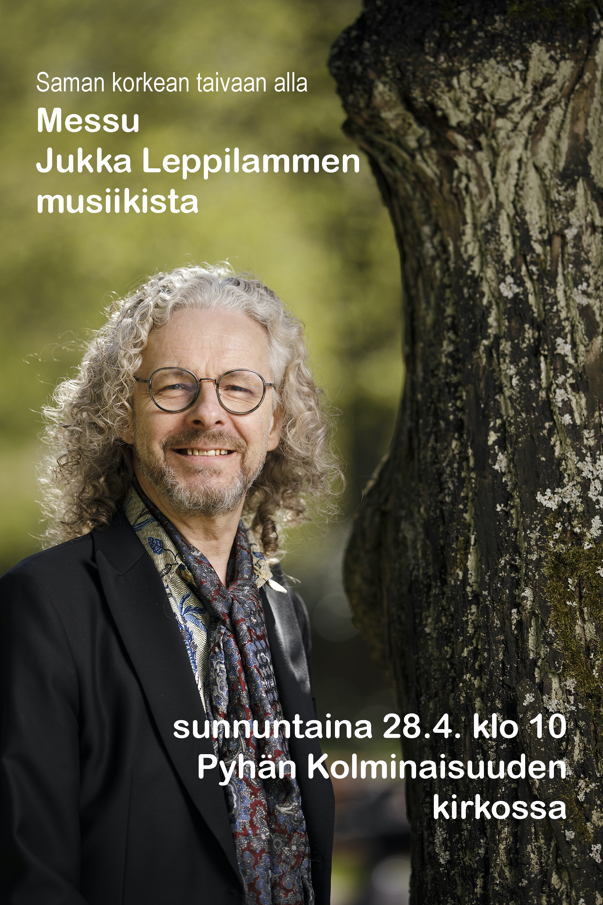 ”Paras musiikki on tila” – messu Jukka Leppilammen musiikista Ylivieskan kirkossa 28. huhtikuuta