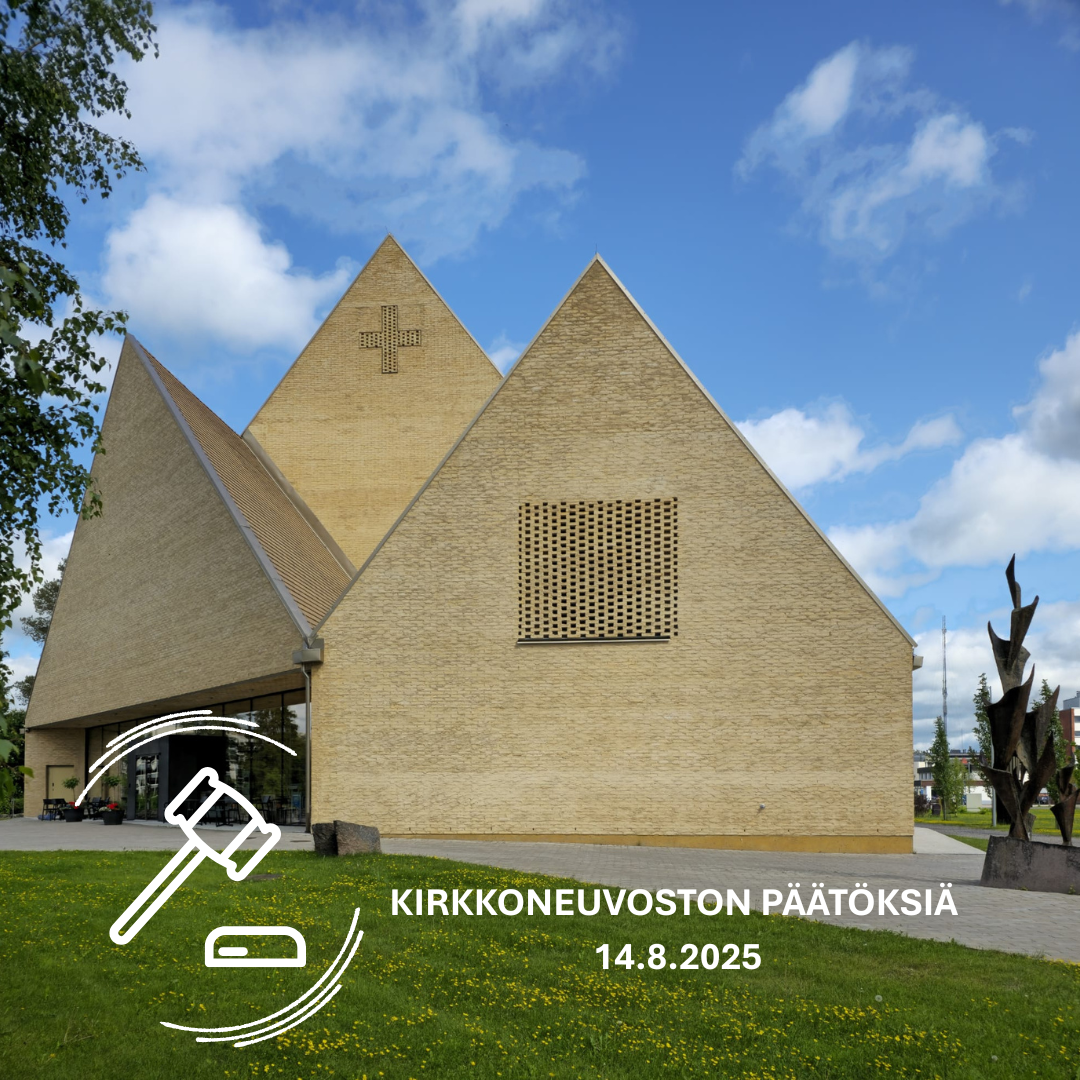 Kirkkoneuvoston päätöksiä 14.8.2025