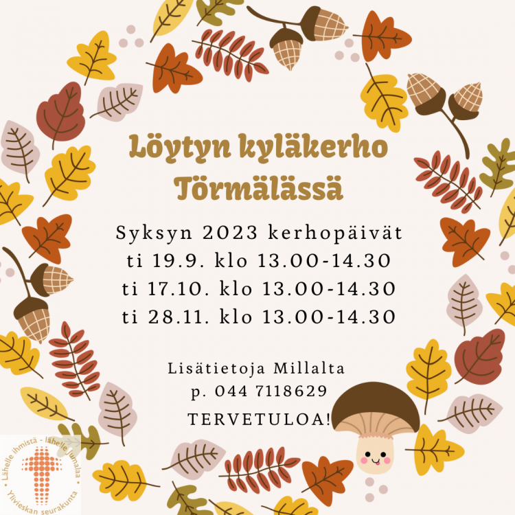 Löytyn kyläkerhon kerhopäivät