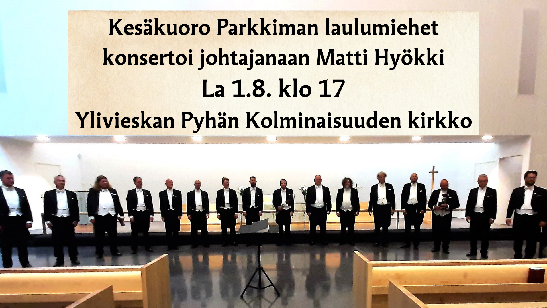 Parkkiman laulumiesten kesäkonsertti