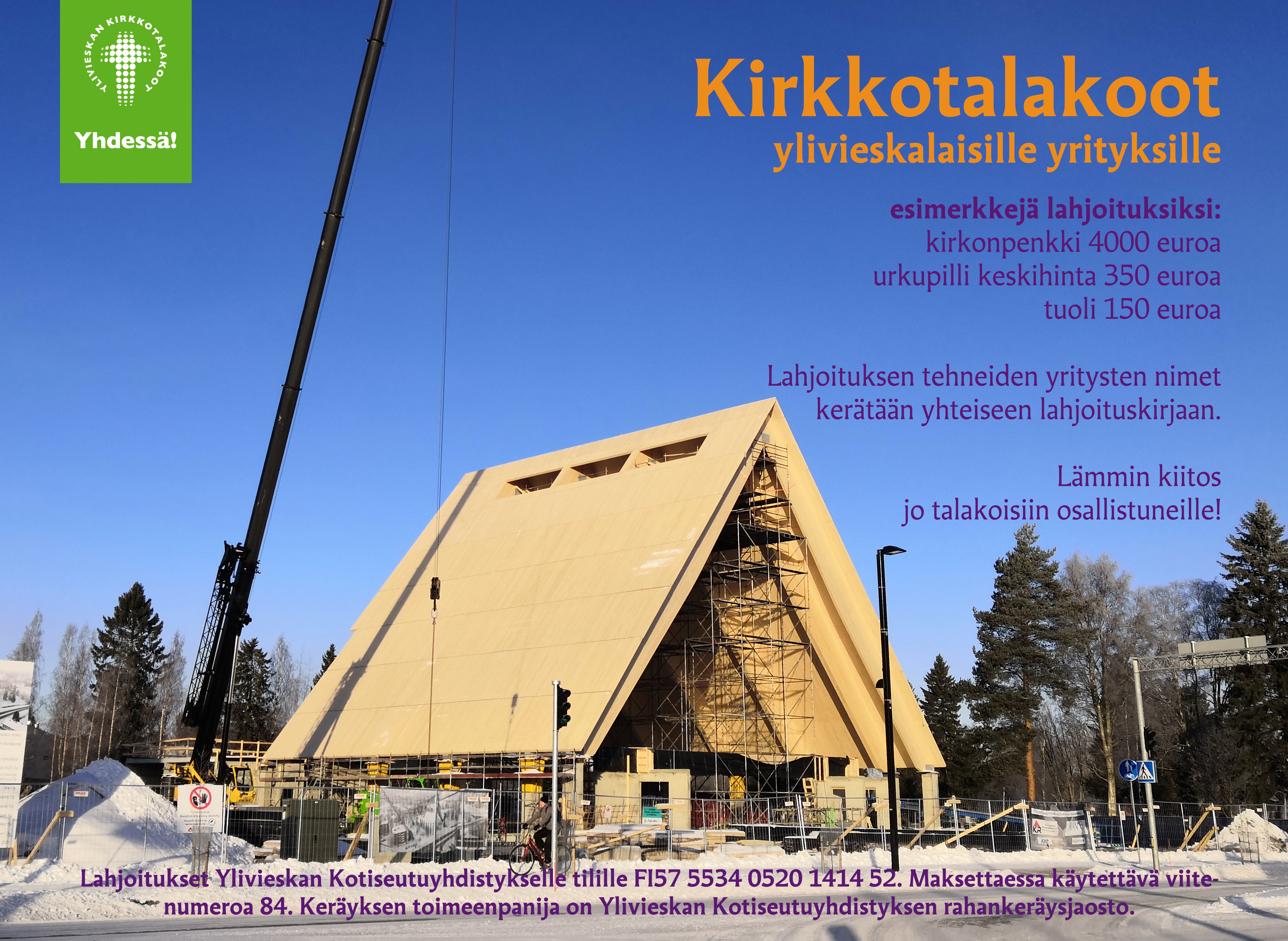 Ylivieskalaiset yritykset haastettu mukaan Kirkkotalakoisiin