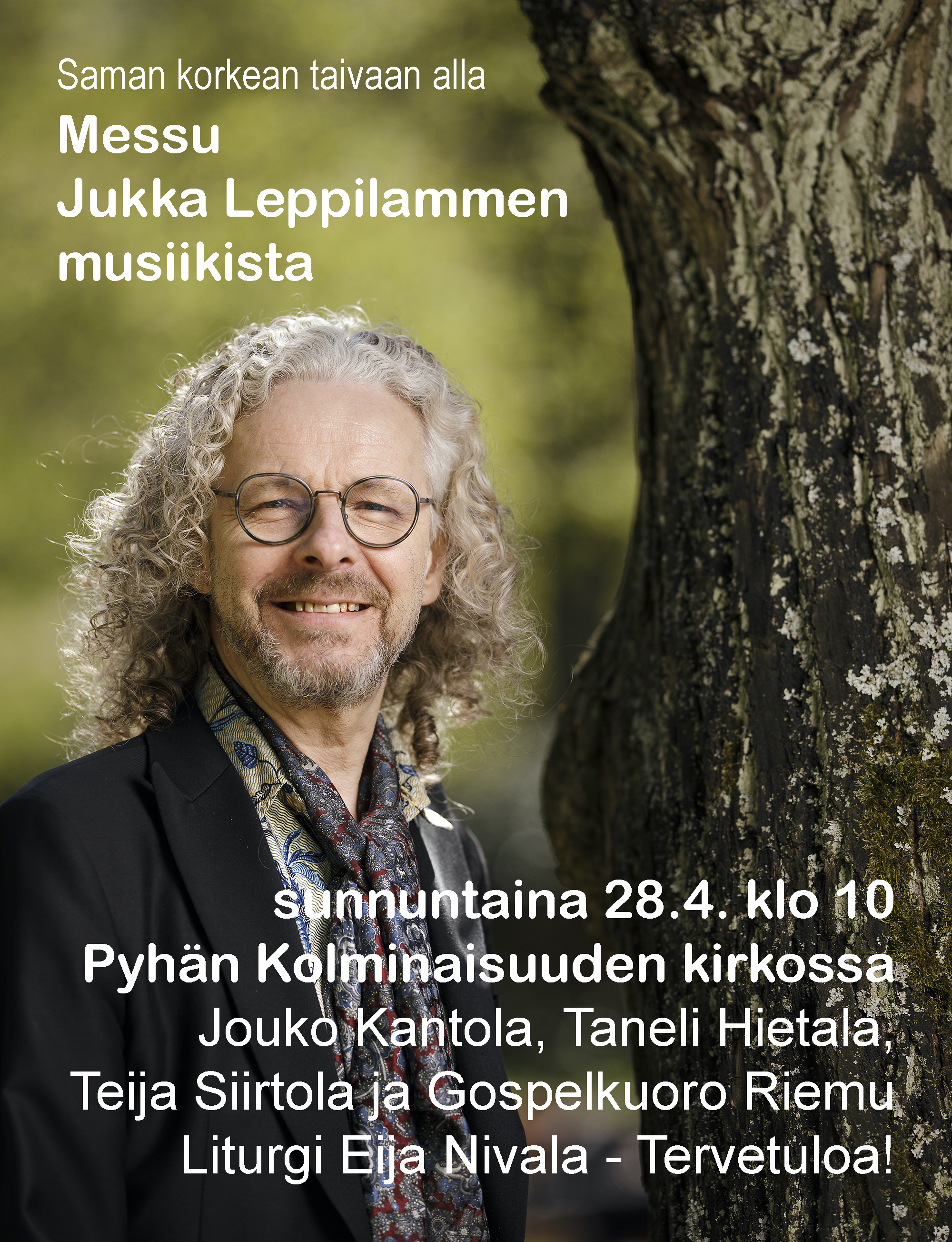 ”Paras musiikki on tila” – messu Jukka Leppilammen musiikista Ylivieskan kirkossa 28. huhtikuuta