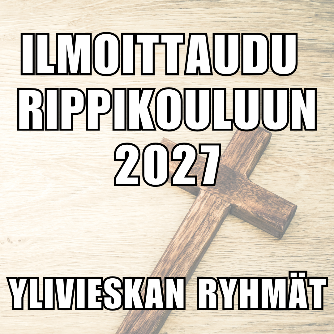Rippikouluun ilmoittautumislinkki 2027